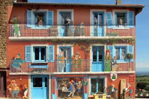 Ngỡ ngàng với những bức tường 3D độc đáo