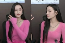 Gương mặt đơ cứng của Địch Lệ Nhiệt Ba trong buổi livestream