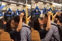 Cặp đôi vô tư diễn cảnh nóng nơi công cộng khiến bao người phản ứng