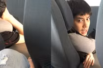 Noo Phước Thịnh khó chịu khi quản lý đặt chân lên ghế máy bay