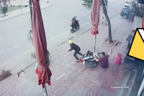 Cô vợ cùng chồng bắt trộm khiến netizen thốt lên "cô vợ máu chiến nhất năm"