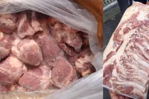 Nguy hại giò chả làm từ thịt không rõ nguồn gốc
