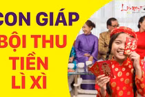 Video: Top 4 con giáp bội thu tiền lì xì Tết Canh Tý, may mắn cả năm