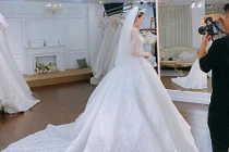 Lê Hà hành động lạ trước đám cưới khiến fan lo lắng