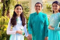MC Quyền Linh giữ khoảng cách với hai con gái tuổi dậy thì