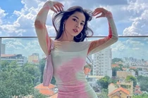Jun Vũ eo bé bằng "nắm tay" - Thiều Bảo Trâm sexy tuổi 27
