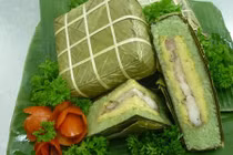 Cách nhận biết bánh chưng luộc bằng pin độc hại