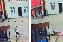 Video: Gặp họa vì bị người nhảy lầu tự tử rơi trúng