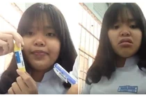 Video: Nữ sinh bán son online ngay trong giờ học