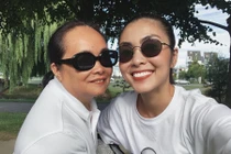 Tăng Thanh Hà bất ngờ khoe ảnh đời thường với mẹ ruột