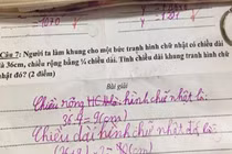 Bài toán lớp 3 gây tranh cãi trên mạng xã hội