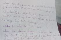 Bé trai tiểu học viết thư xin lỗi chị gái khiến cộng đồng mạng xuýt xoa