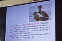 “Mang tiền về cho mẹ” được đưa vào đề Toán, học sinh hỏi Đen Vâu 