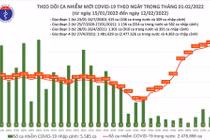 Ngày 12/2: Lần đầu số mắc COVID-19 lên 27.311 ca tại 60 tỉnh, thành