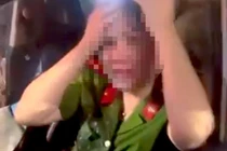 Nữ thiếu tá biểu hiện say, lái xe gây tai nạn có...kỷ luật?