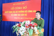 Thượng tá Bùi Quang Bình giữ chức Giám đốc Công an tỉnh Hải Dương