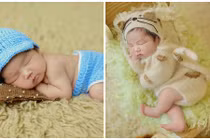 Khánh Đơn khoe ảnh con trai út đáng yêu hết nấc