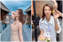 Huyền Lizzie ăn khoai giữ dáng, fan học theo cũng khó