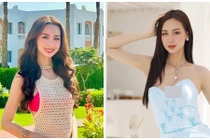 Bảo Ngọc khoe dáng gợi cảm trước thềm chuyển giao vương miện 