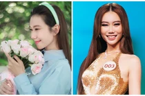 Chân dung người đẹp hát opera ở phần hô tên Miss Grand Vietnam 2023