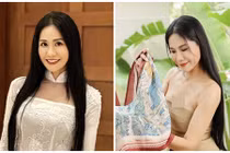 Nhan sắc mặn mà của “mẹ đơn thân” Đào Vân Anh