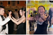 Khoảnh khắc hài hước của Lan Ngọc - Thùy Anh trong đám cưới Phương Lan