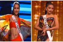 Ngọc Châu tỏa sáng trong bán kết Miss Universe 2022