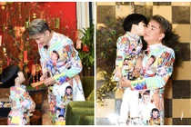 Đàm Vĩnh Hưng cùng con trai diện áo dài độc đáo