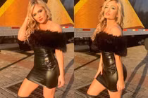 Người đẹp WWE ngã trượt chân, quần áo “phản chủ“