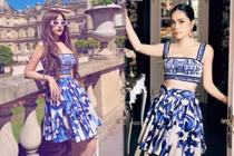 Đoàn Di Băng 4 lần ''đụng váy" với Huyền Baby