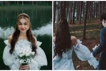 Hậu đám cưới, Thanh Hằng tung ảnh cô dâu xinh ngất ngây