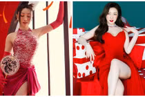 Thời trang khoe ba vòng gợi cảm của vợ diễn viên Chi Bảo 