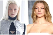 Nhan sắc người mẫu dùng lông che ngực thay áo ở tiệc hậu Oscar