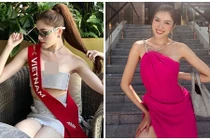 Thanh Thanh Huyền mặc hở bạo trước bán kết Miss Charm 2023