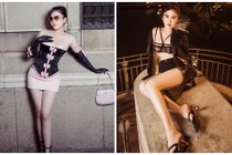 Chị gái Ngọc Trinh ngày càng mặc táo bạo