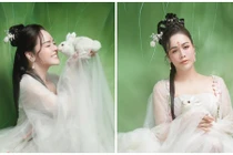 Nhật Kim Anh hóa chị Hằng xinh đẹp đón Trung thu sớm