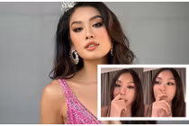Thảo Nhi Lê bật khóc khi chính thức mất suất thi Miss Universe
