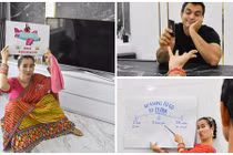 Ảnh hài hước Võ Hạ Trâm “xin” chồng Ấn Độ 5 tỷ làm MV