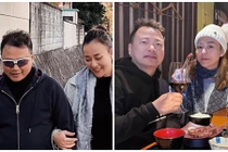 Phương Oanh tình tứ bên Shark Bình ở Nhật Bản