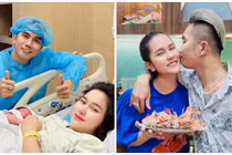 Bà xã kém 8 tuổi của Khánh Đơn sinh con thứ hai