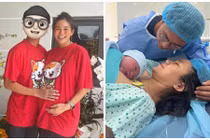 Á hậu Mâu Thủy vừa sinh con, hé lộ thông tin bạn trai