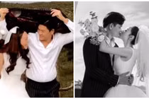 Minh Hằng khoe loạt ảnh, lộ rõ mặt chồng đại gia