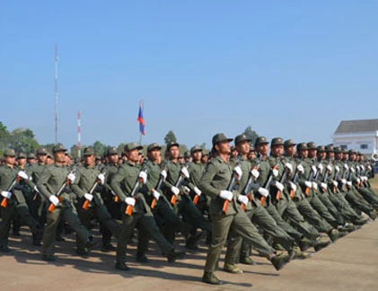 Ảnh Quân đội Nhân dân Lào hôm nay