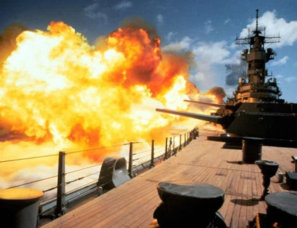 Khiếp hồn uy lực hải pháo 406mm trên thiết giáp hạm Iowa