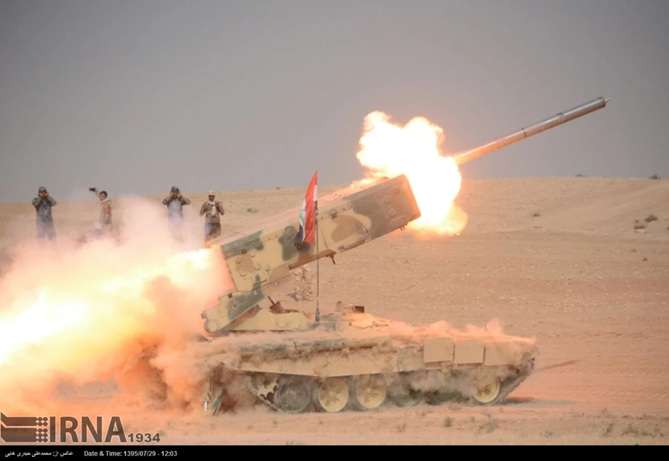Pháo phản lực TOS-1A oanh tạc Mosul, quân IS “hết đường sống”