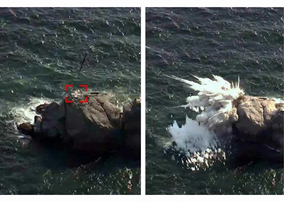 Hoảng hồn độ chính xác của pháo phản lực 300mm Triều Tiên