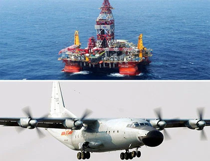 Chỉ tên máy bay trinh sát TQ lượn lờ quanh giàn khoan trái phép