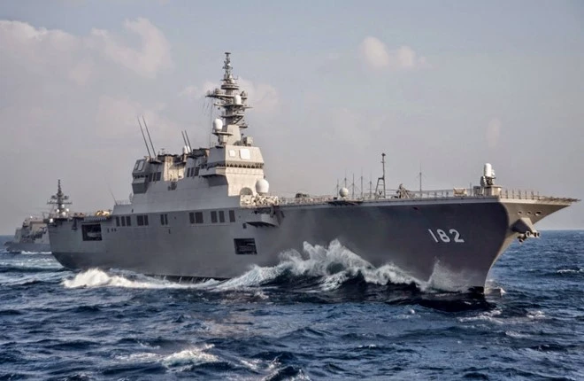 Ảnh: Hạm đội tàu chiến mạnh khủng khiếp của Nhật Bản