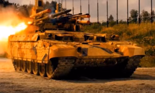 Mục kích “kẻ hủy diệt” BMPT Nga bắn pháo, tên lửa