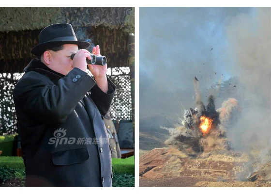 Quân đội Triều Tiên tập trận bắn pháo dữ dội